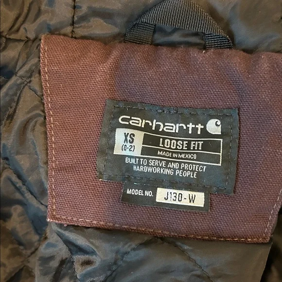 Purple Carhartt Insulated coat - Picture 5 of 6